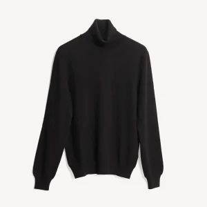 Kaschmir-Rollkragenpullover – Schwarz