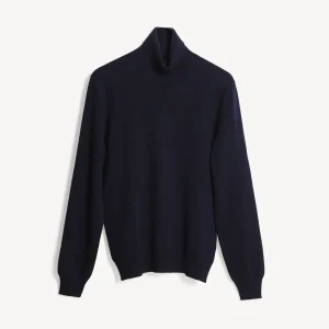 Kaschmir-Rollkragenpullover – Marineblau