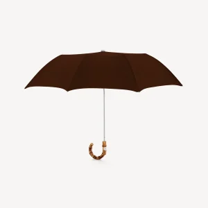 Whangee Faltbarer Regenschirm - Braun