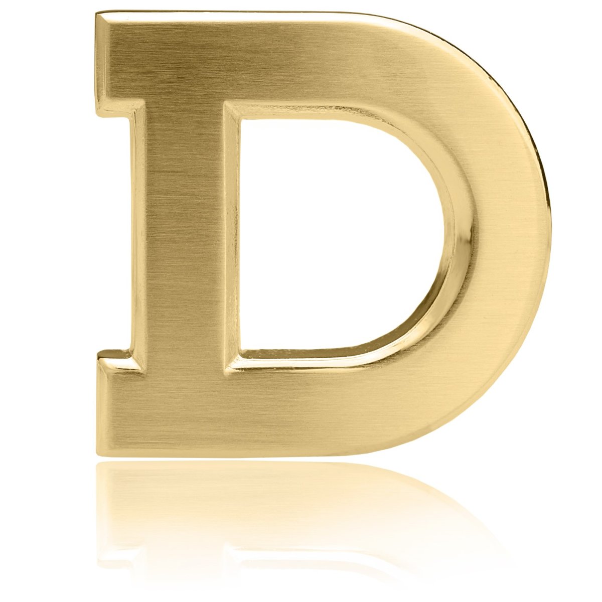 D Gürtelschnalle 40mm in Gold matt gebürstet usw.
