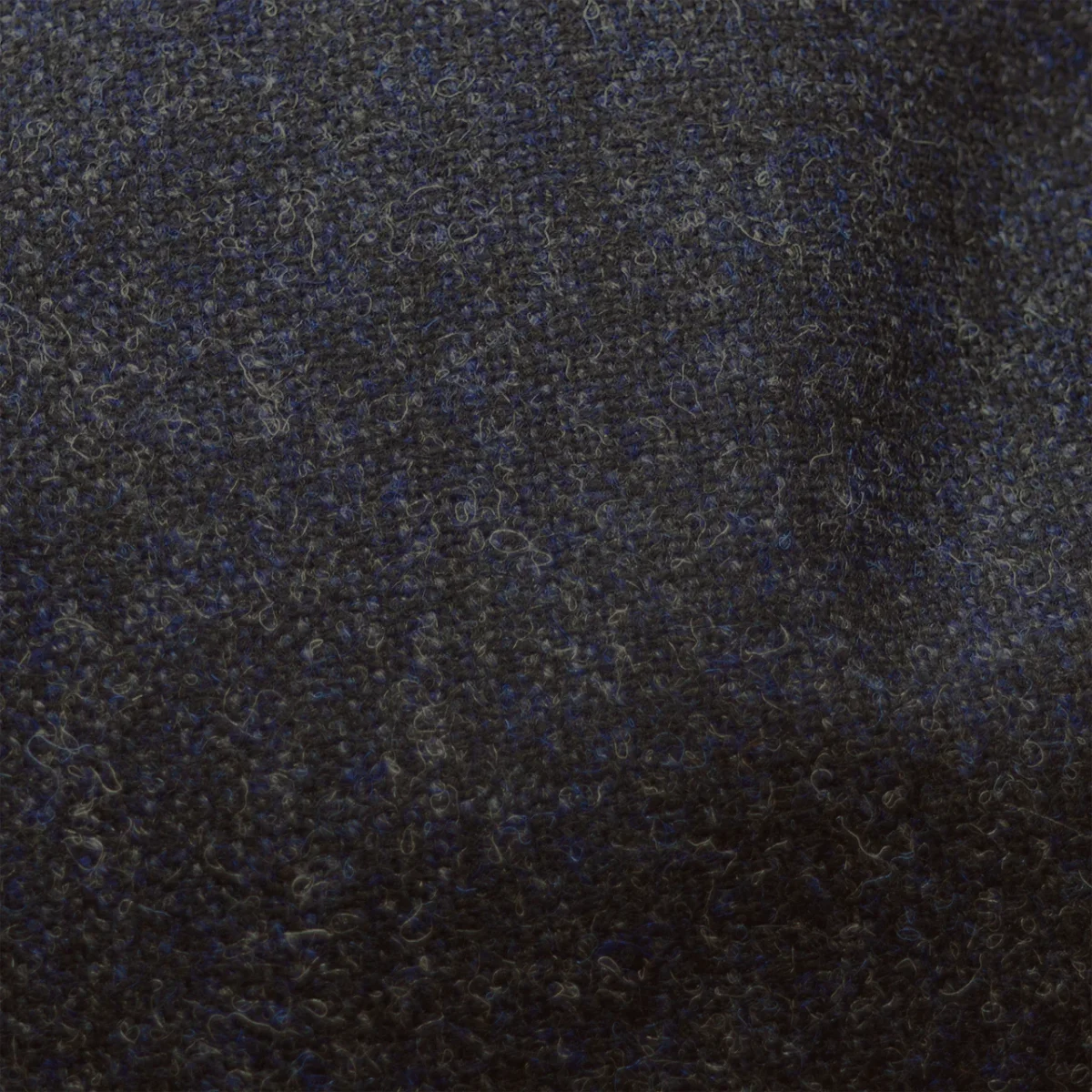 Melange Wollmütze, schmal geschnitten – Marineblau – Bild 4